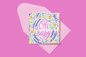 Taylor Elliott Designs: Oh Baby Enclosure Card