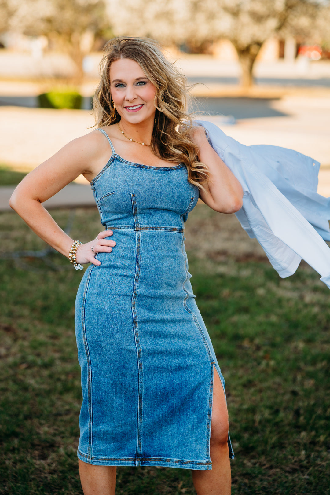 Steve Madden: Giselle Dress Blue Denim