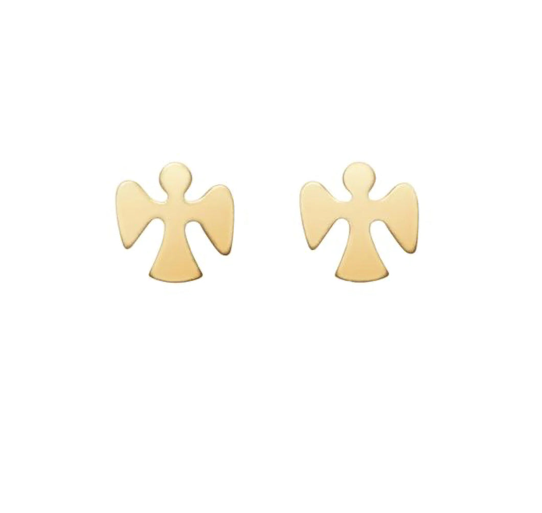 Enewton: Guardian Angel Stud Earrings in Gold