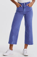 Load image into Gallery viewer, Dear John: Audrey Wide Leg Jeans in Galactic Colbalt
