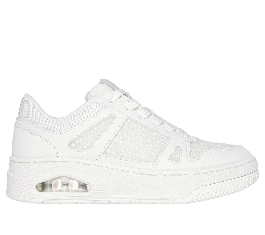 Skechers: Uno Court Sneakers in Opulent Pearls