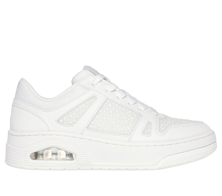 Skechers: Uno Court Sneakers in Opulent Pearls