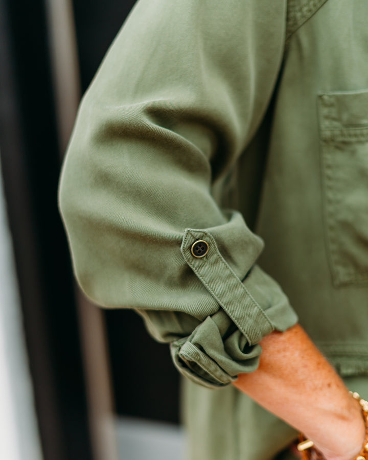 Multiple: Green Ruffle Jacket (M35108BM)