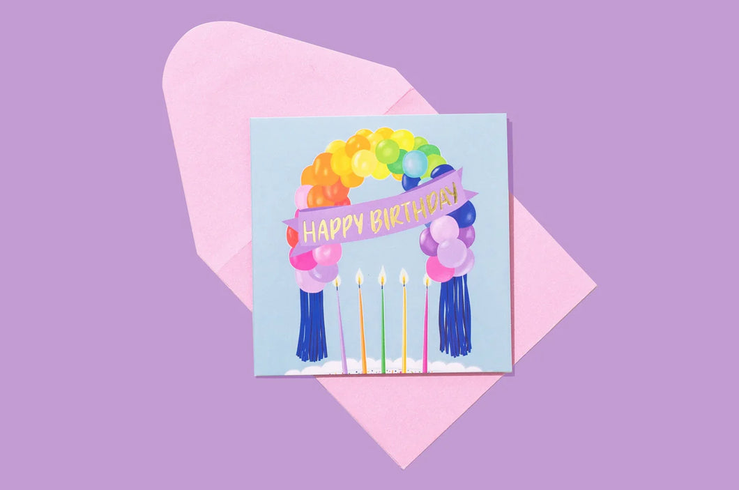 Taylor Elliott Designs: Birthday Balloons Enclosure Card