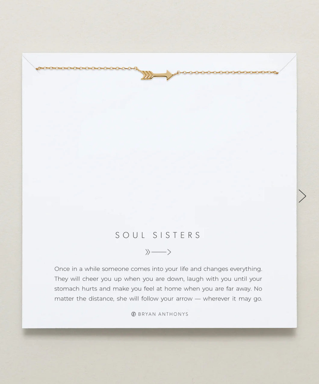 Bryan Anthonys: Soul Sister Icon Necklace in Gold