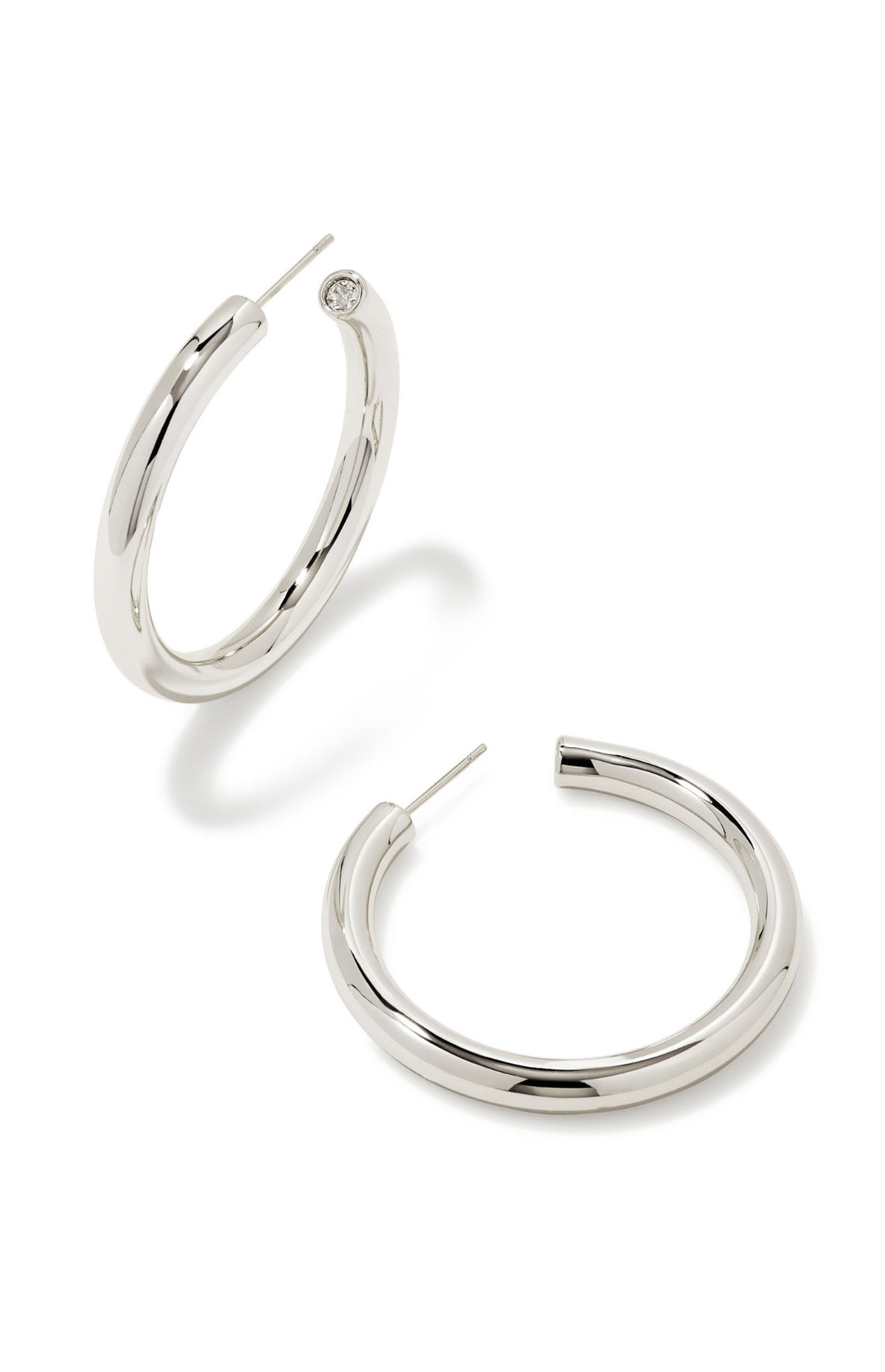 Kendra Scott: Colette Large Hoops in Silver