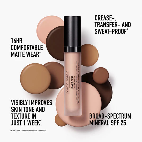 Bare Minerals: BAREPRO® 16HR ALL OVER SKIN-PERFECTING MATTE CONCEALER MINERAL SPF 25