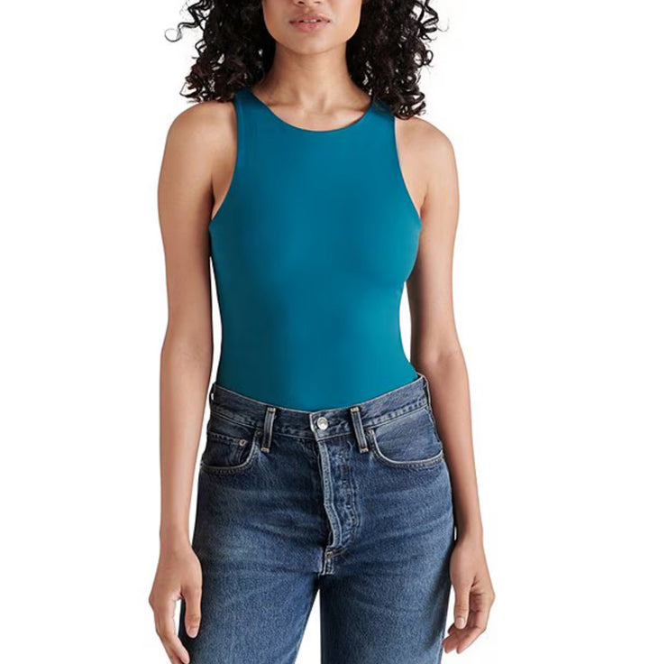 Steve Madden: Nico Bodysuite in Midnight Teal