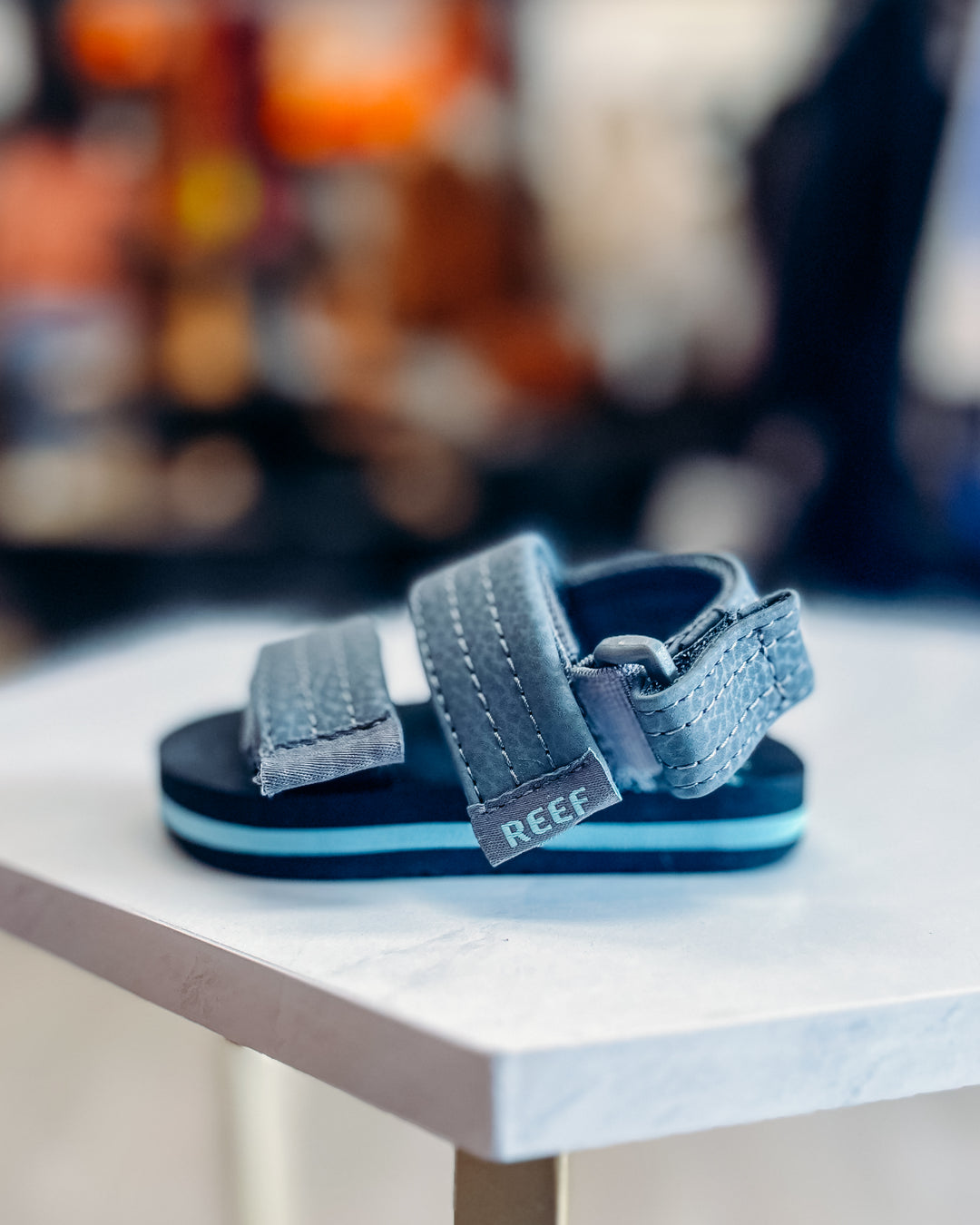 Reef: Kids Ahi Convertible in Grey/Aquifer