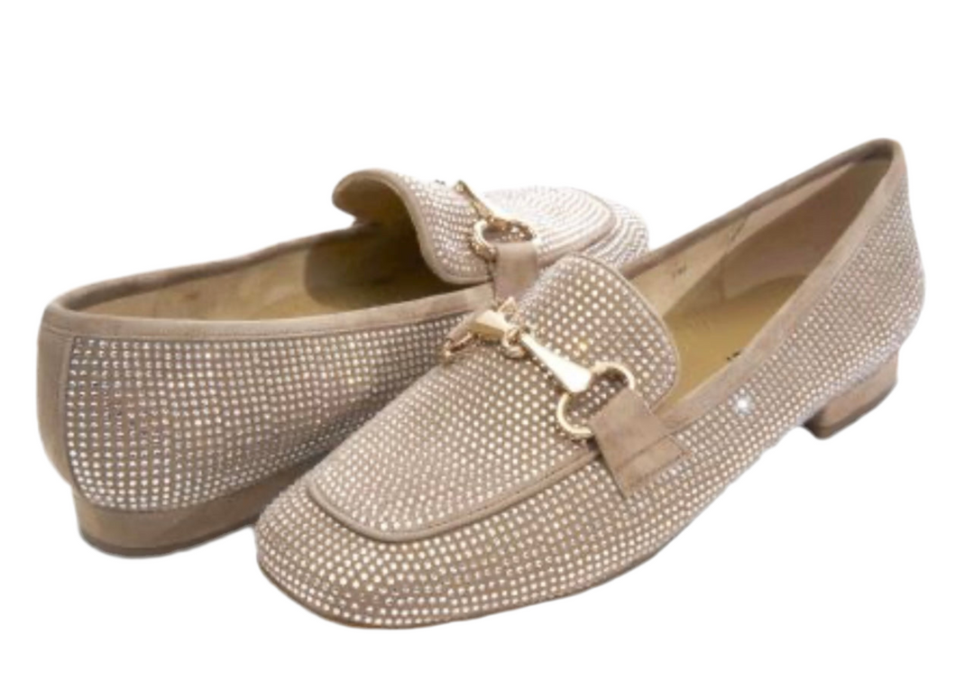 Vaneli: Sharla Military Suede Flats