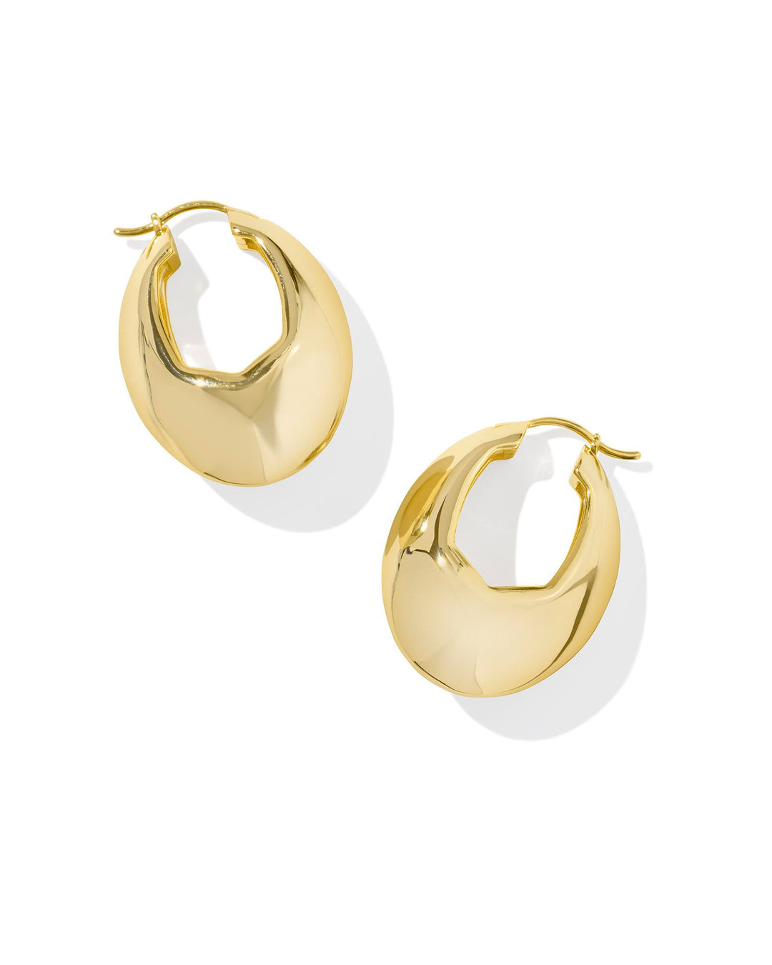 Kendra Scott: Liana Hoop Earrings in Gold Metal