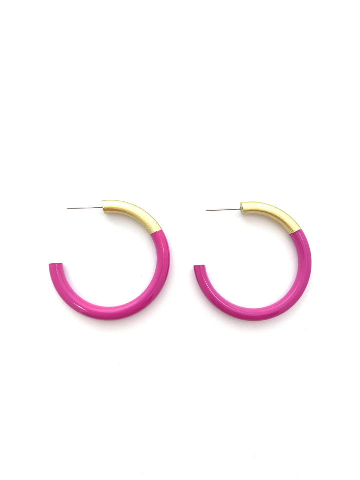 Accessory Jane: Colored Hoop Earrings