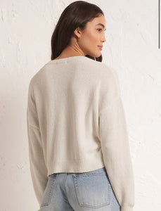 Z Supply: Paradise Sweater in White