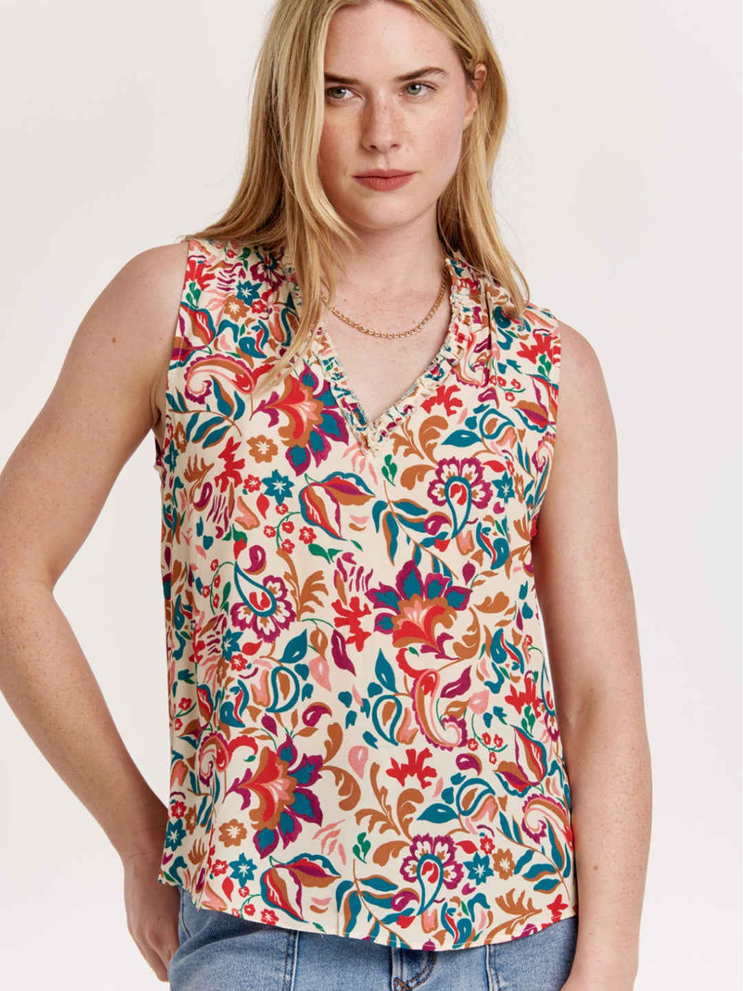 Another Love: Fia Top in Raspberry Bloom