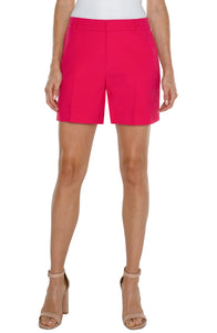 Liverpool: Kelsey Trouser Shorts in Pink Punch