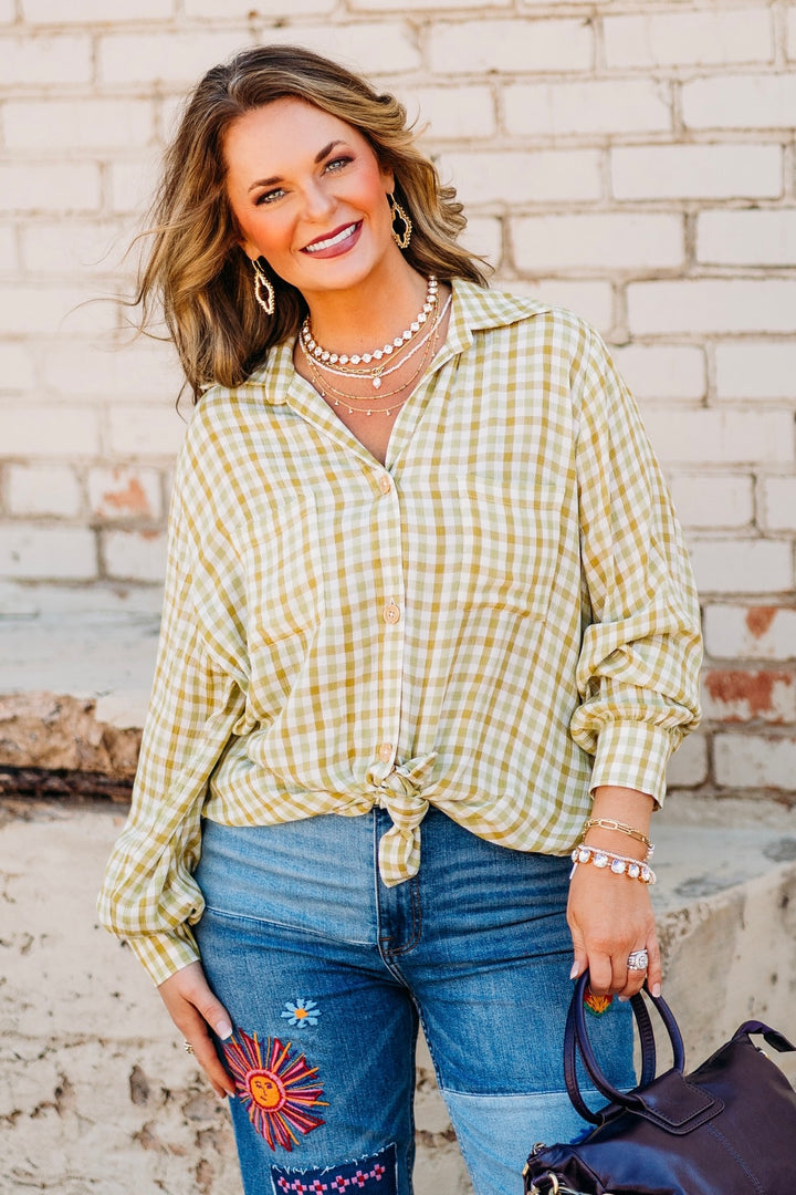 Billabong: Swell Blouse in Green Envy ABJWT00473-YLF0