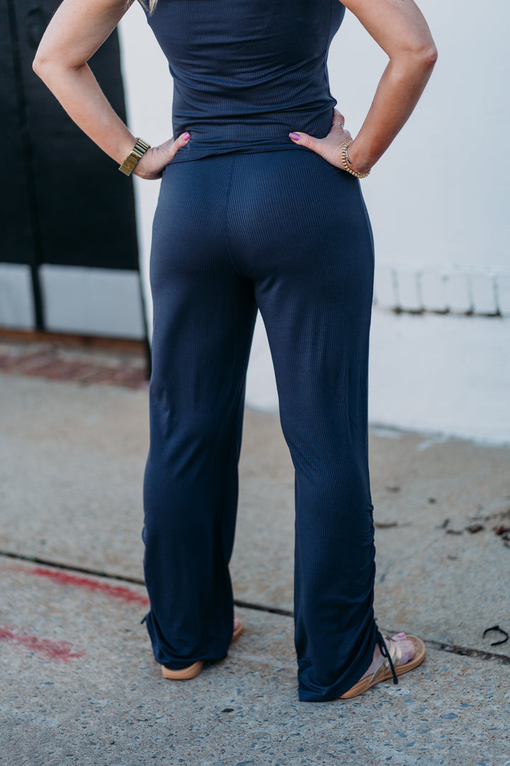 Ugg: W Vyanna Pant Rib Knit in Thundercloud