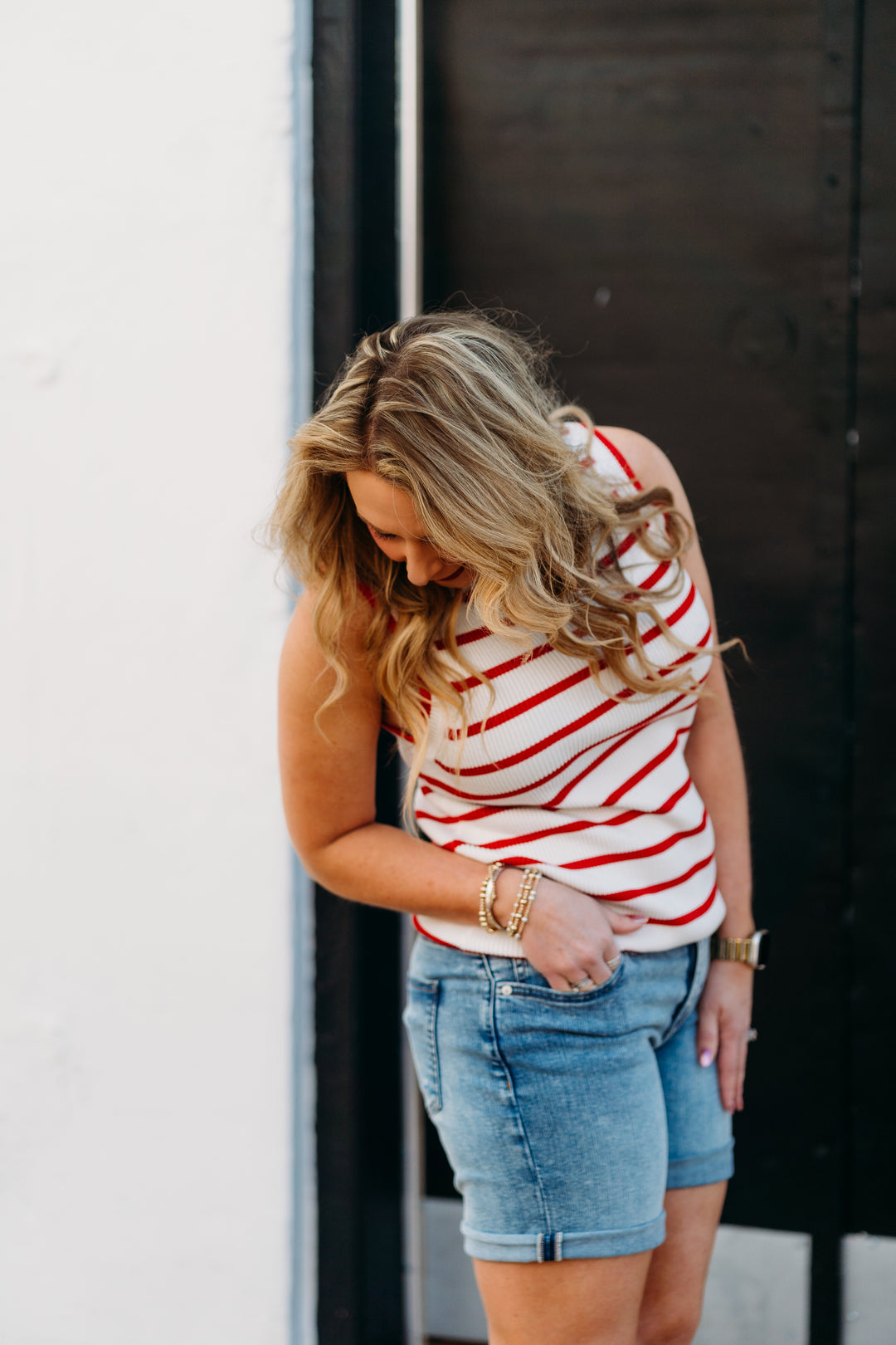 Jag: Alex Boyfriend Short in Resort Blue J5124SSJ124