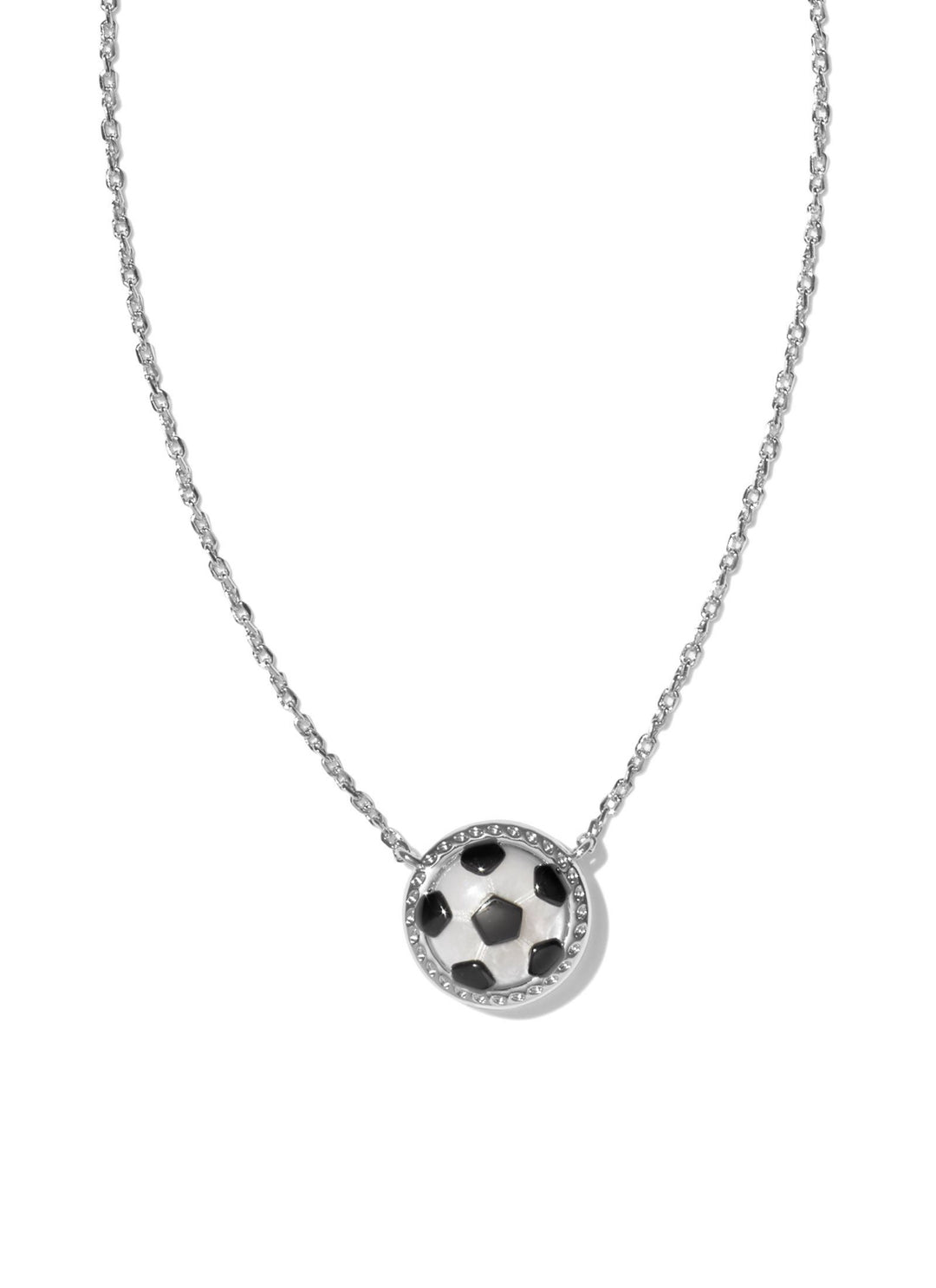 Kendra Scott: Soccer Short Pendant Necklace in Ivory MOP