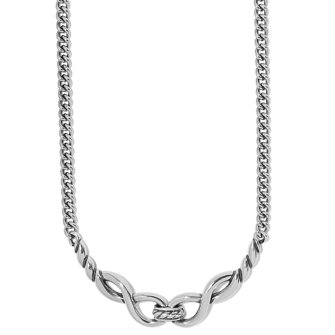 Brighton: Interlok Infinity Collar Necklace