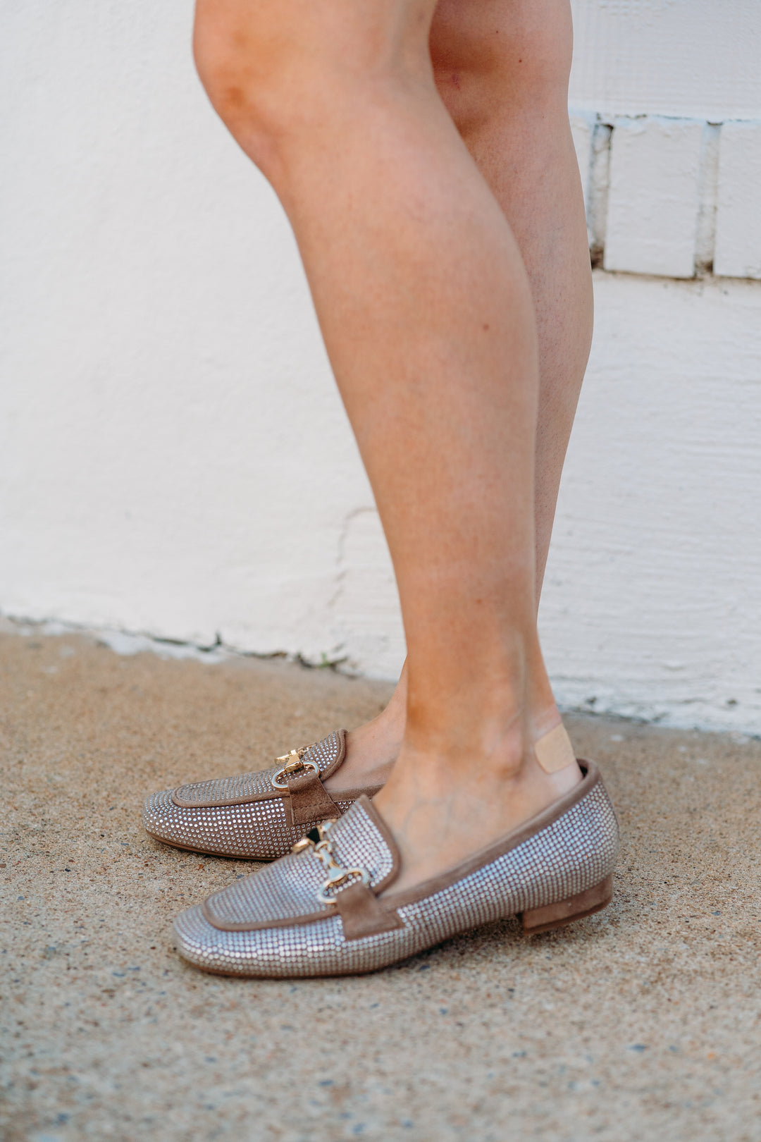 Vaneli: Sharla Military Suede Flats