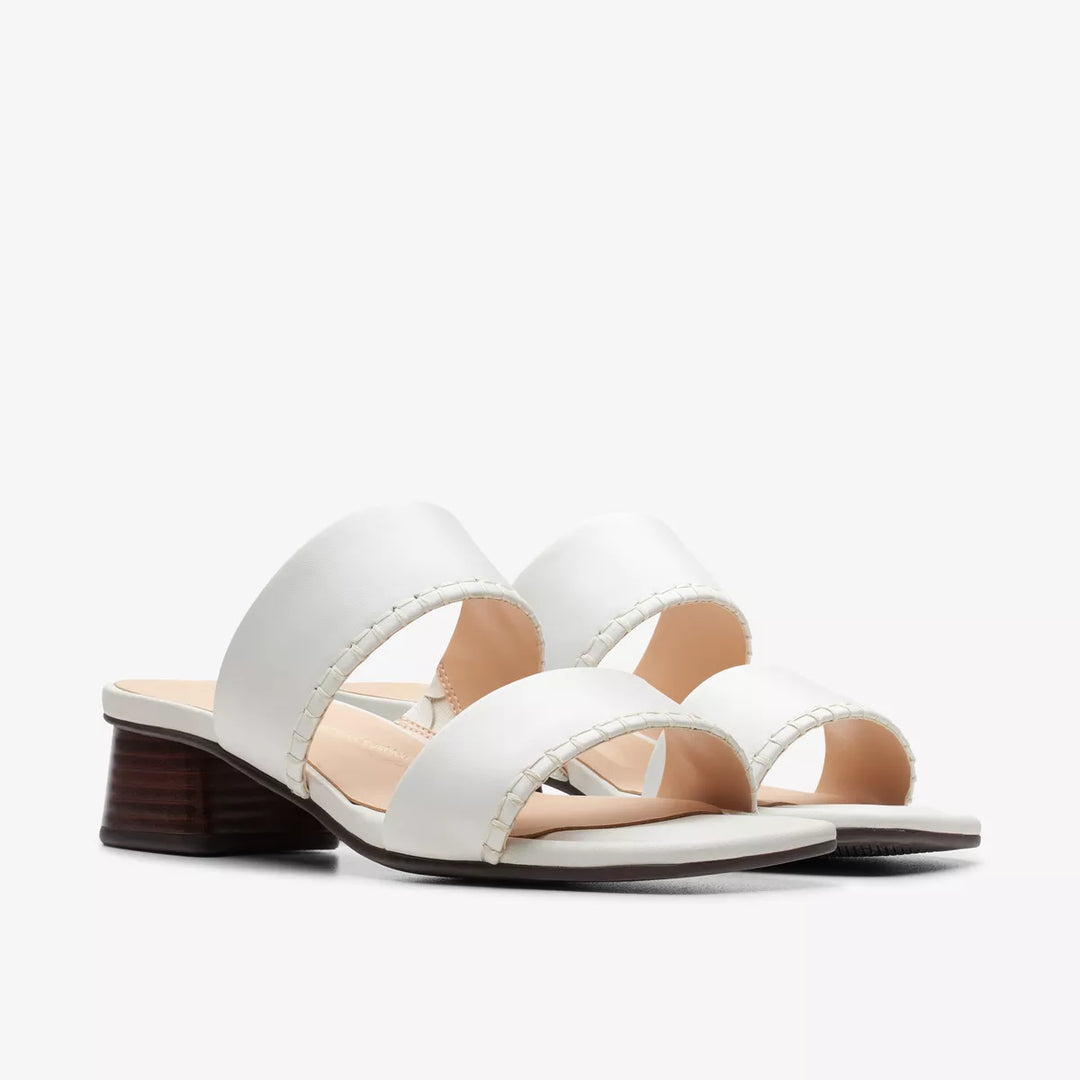 Clarks: Serina Mule in Off White