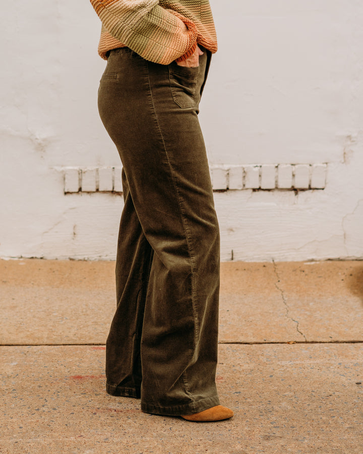 Another Love: Anabel Pants in Hunter Green