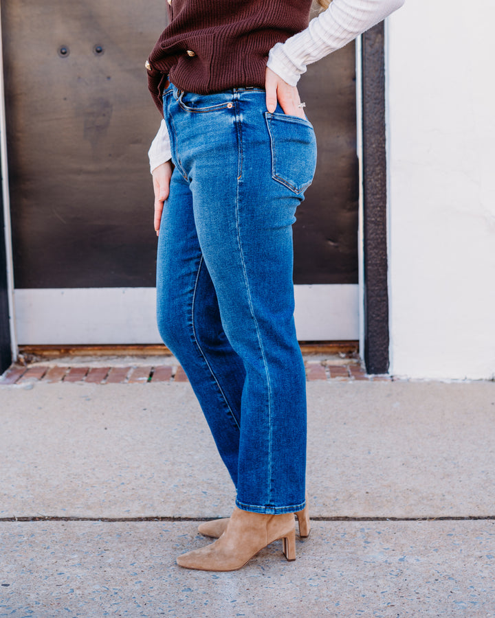 Dear John: Frankie Straight Leg Jeans in Midtown