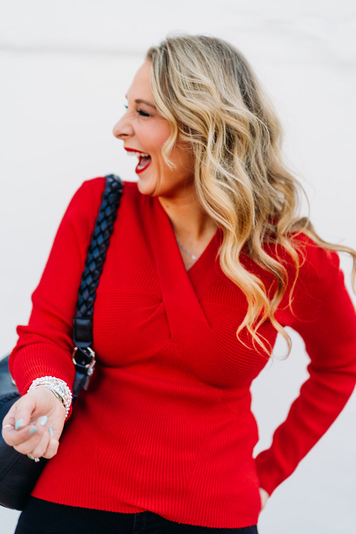 Steve Madden: Francesco Sweater in Red BO306690