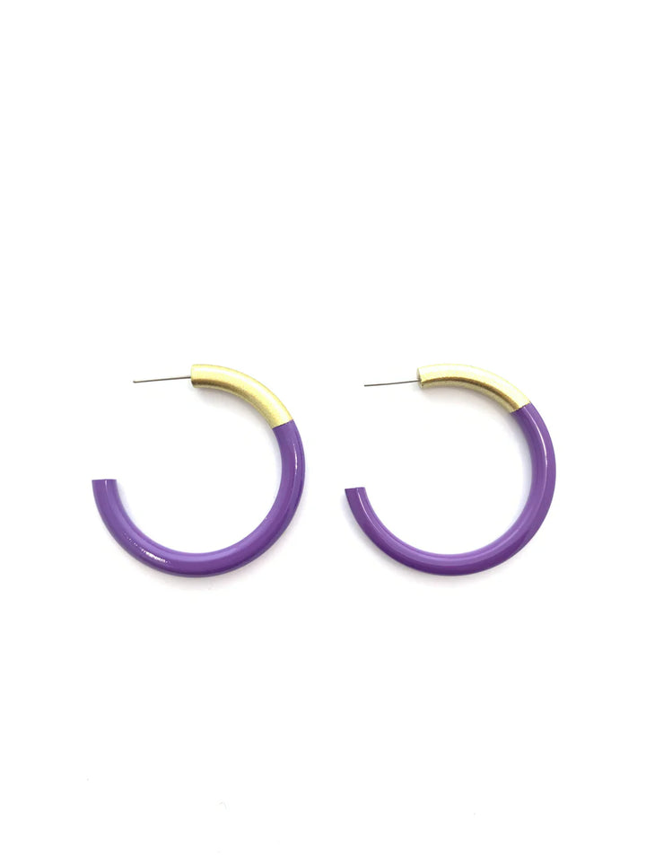 Accessory Jane: Colored Hoop Earrings