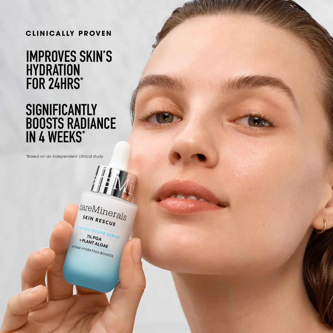 Bare Minerals: SKIN RESCUE PURE MOISTURE SERUM WITH 1% PGA AND PLANT ALGAE