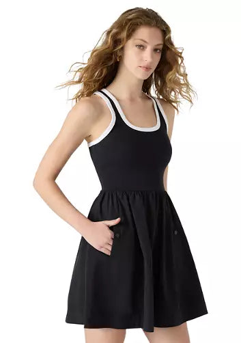 Steve Madden: Tottenham Dress in Black/White