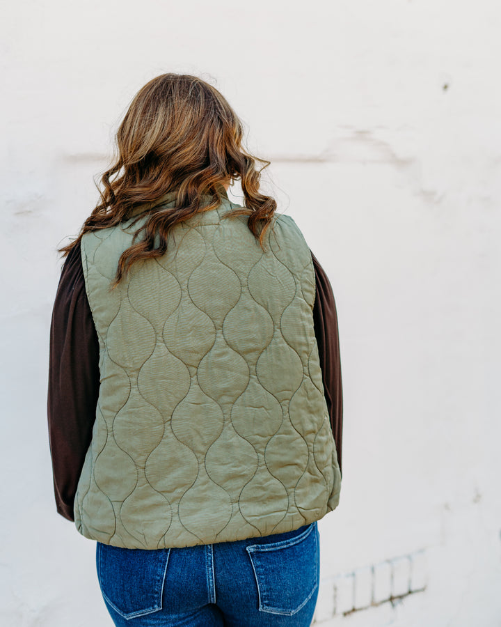 Dear John: Hadley Vest in Vetiver