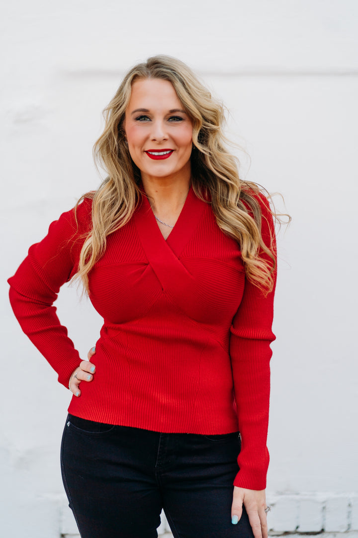 Steve Madden: Francesco Sweater in Red BO306690