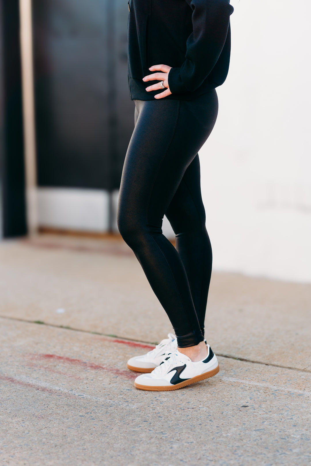 Spanx: Faux Leather Leggings Black - 2437 - The Vogue Boutique