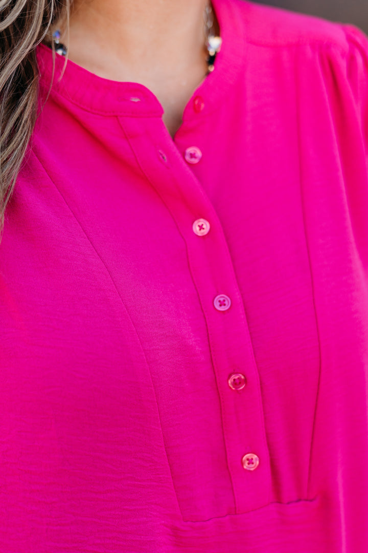 Tribal: Long Sleeve W/ Folded Hem in Cherry Pink (5971O-4835)