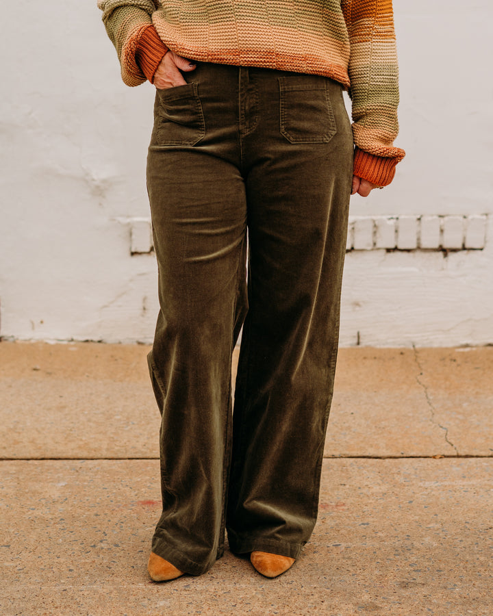 Another Love: Anabel Pants in Hunter Green