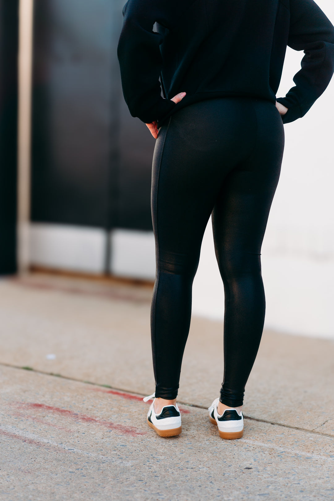 Spanx: Faux Leather Leggings Black - 2437 - The Vogue Boutique