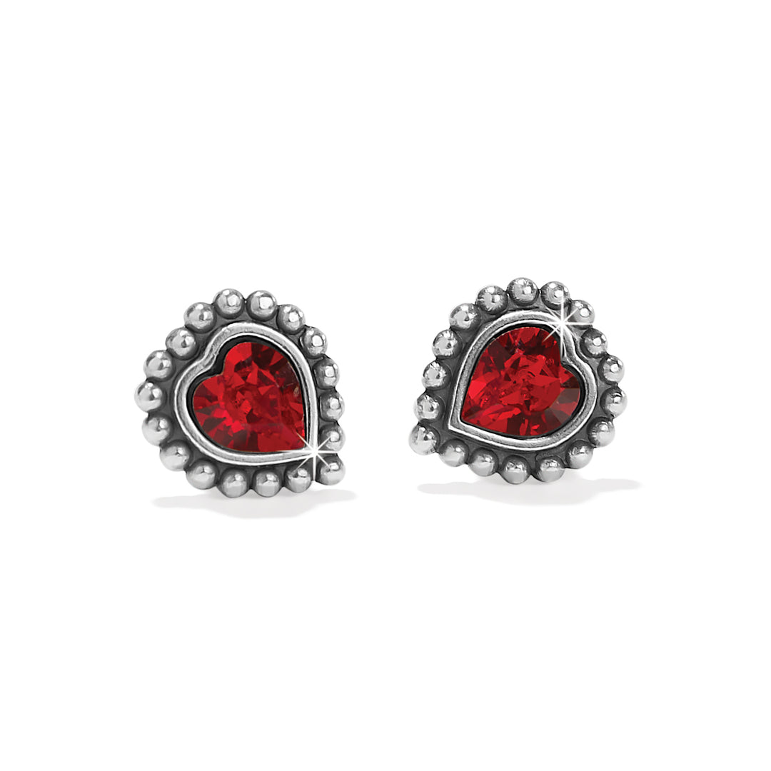 Brighton: Shimmer Heart Mini Post Earrings