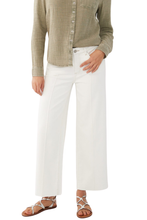 Load image into Gallery viewer, French Dressing Jeans: Olivia Wide Leg Crop Jeans in White 2475511
