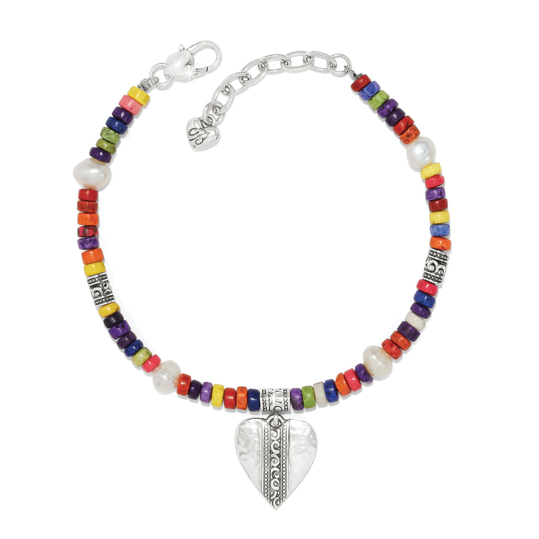 Brighton: Mingle Medley Beaded Heart Bracelet