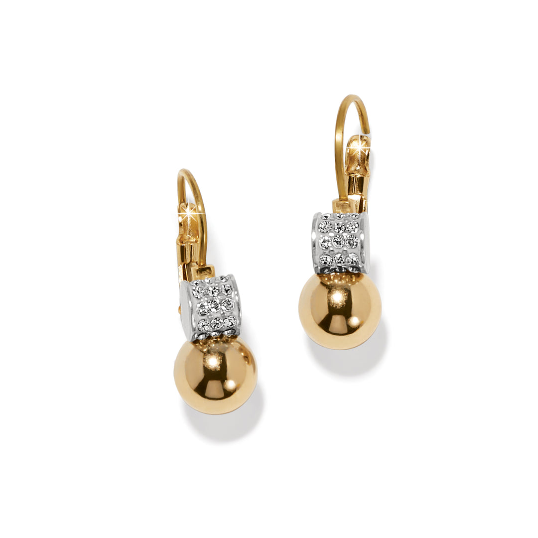 Brighton: Gold Meridian Petite Leverback Earrings