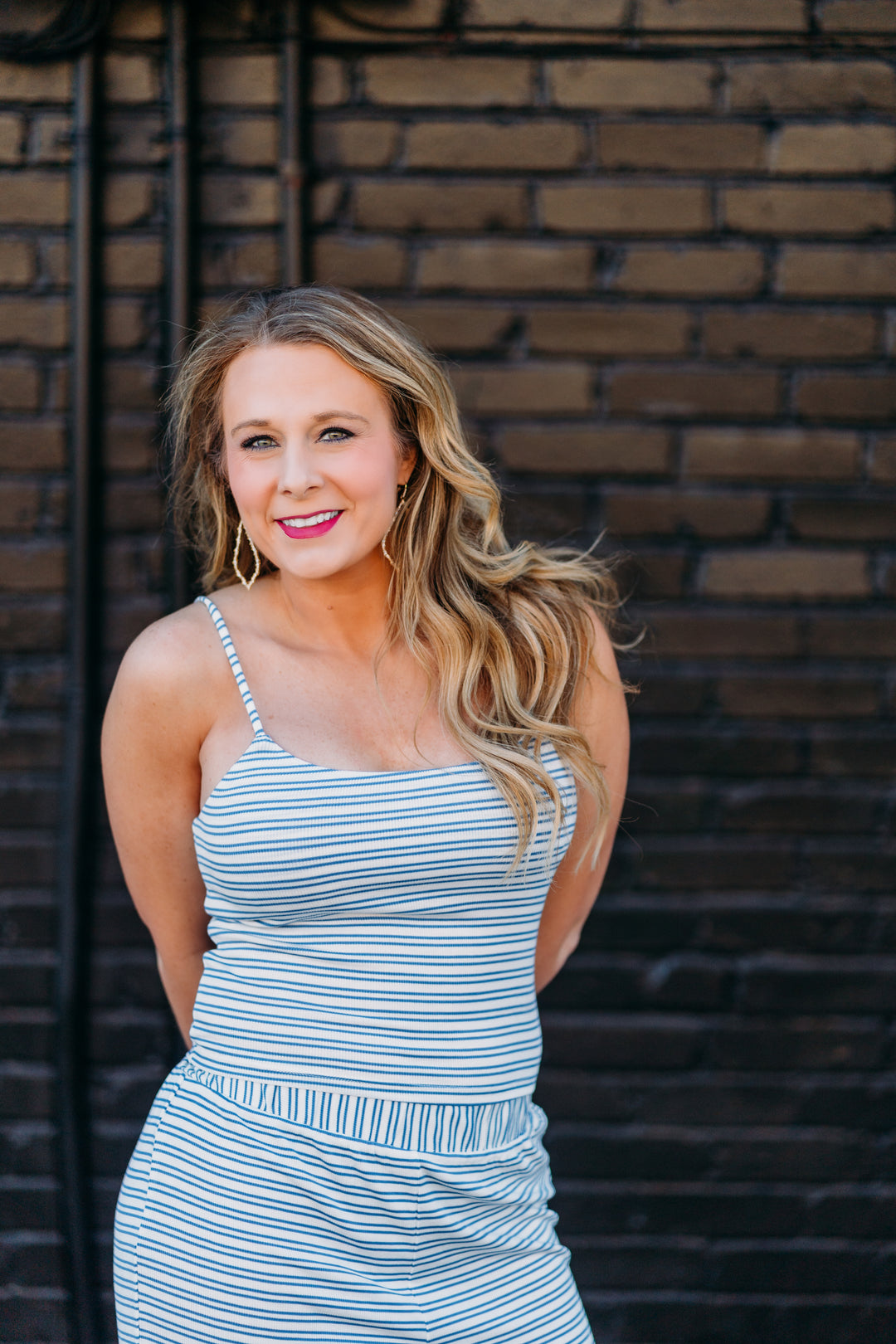 Z Supply: Camille Stripe Cami in Vanilla Ice