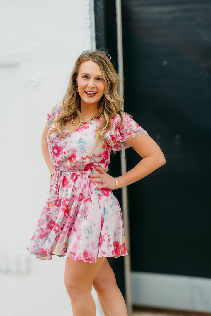 Steve Madden: Kristy Dress in Pink Hydrangea