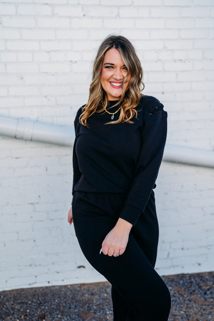 Dear John: Lucinda Sweater in Black