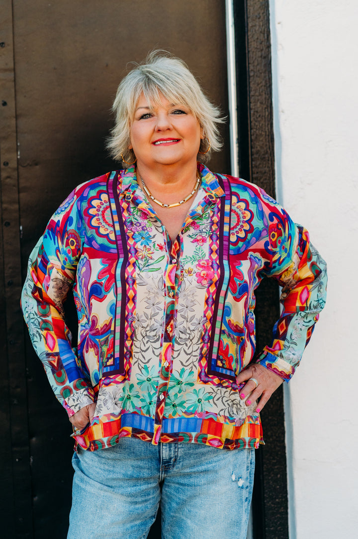 Johnny Was: The Audrey Shirt in Mcanna C14325-2