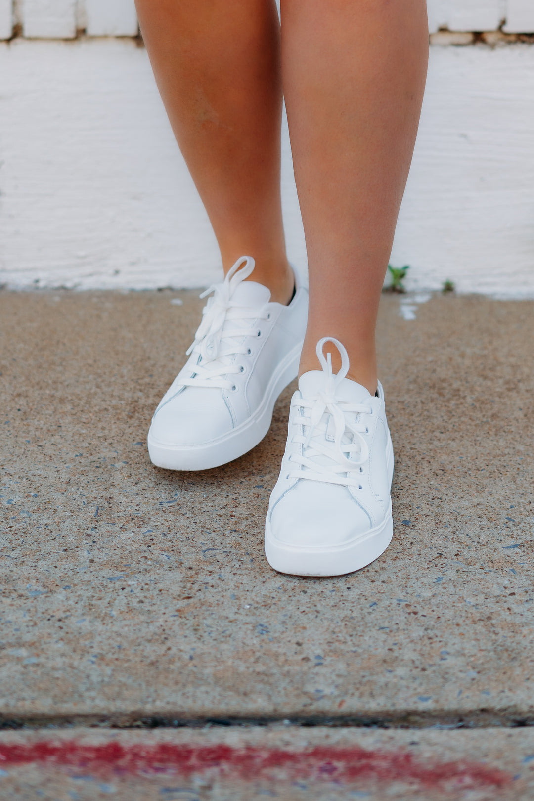 TOMS: Kameron Lace Up White Sneaker
