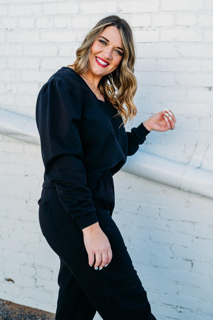 Dear John: Lucinda Sweater in Black