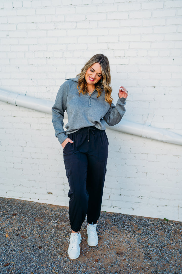 Spanx: Casual Fridays Cargo Jogger in Very Black 50638R