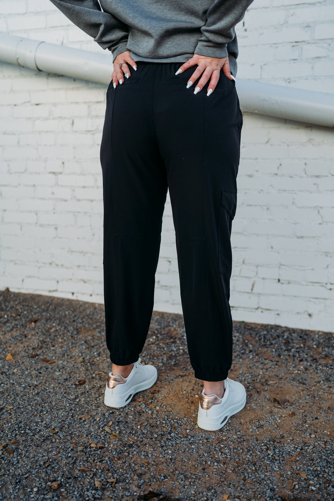 Spanx: Casual Fridays Cargo Jogger in Very Black 50638R